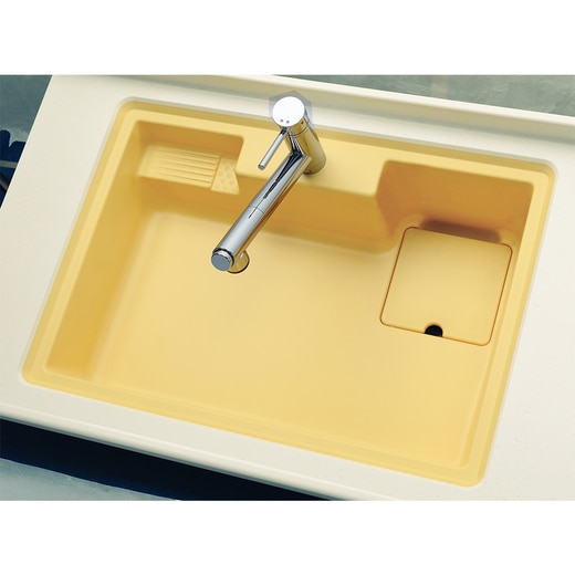 水栓は参考商品です。（カラー：イエロー）