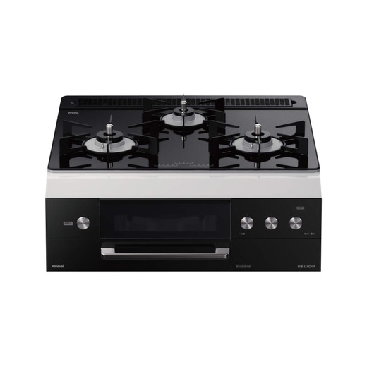 リンナイ 3口ガスコンロ LPガス デリシア RHS31W31E11RCBW-LP(KK08400  