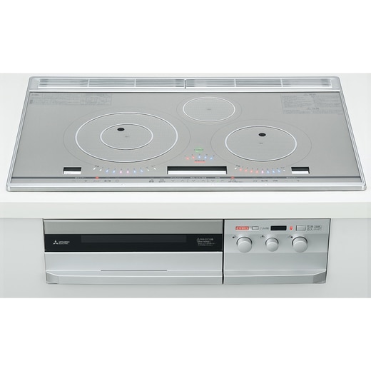 三菱3口IHコンロ W750 CS-T321HNWSR(KK08449)｜キッチンの通販  