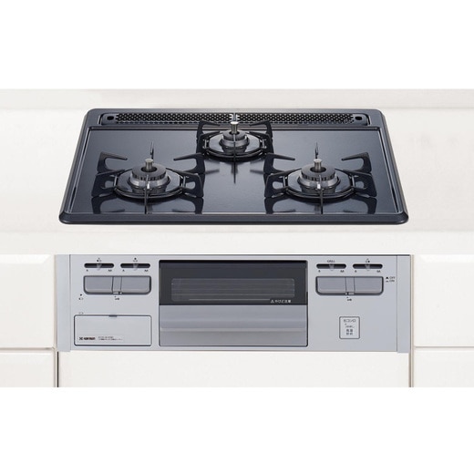 ハーマン メタルトップ 3口W600 DG32T2VQ1SV-13A(KK08586)｜キッチンの 