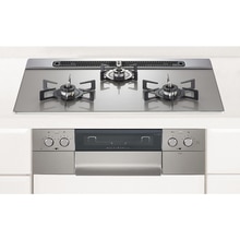 ハーマン piattovari 3口W750 シルバー DS3621WAP2STE-LP