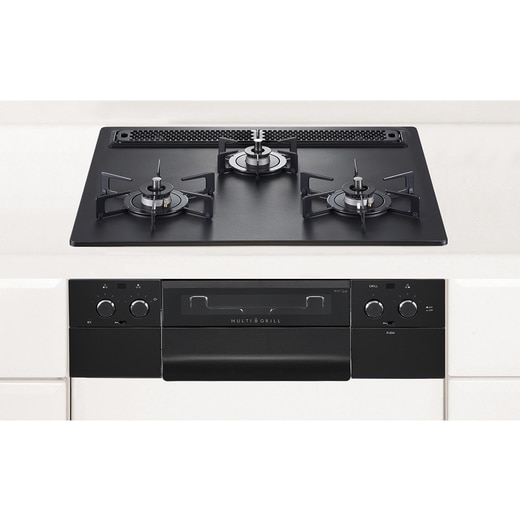 ハーマン piattovari 3口W600 ブラック×ブラック DS3620WAAFBAE-13A 