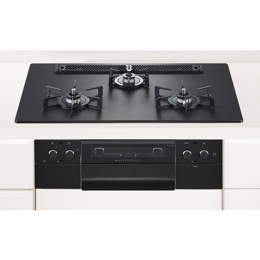 ガスコンロ piatto DW36S5WAAFBAE-LP 青ま ブラック 新品未開封