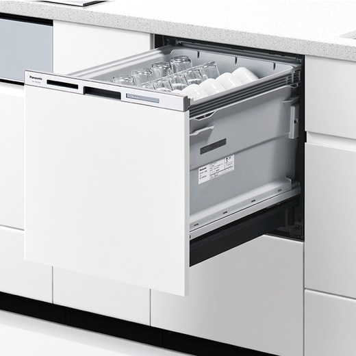 パナソニック ビルトイン食器洗い乾燥機 ドア面材型 NP-45MS9W(KK08639 