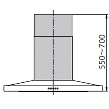 ダクトカバー DCB-450S4（壁面取付用）
