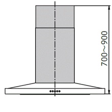 ダクトカバー DCB-600S4（壁面取付用）