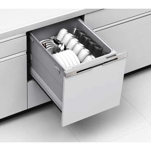 三菱 食器洗い乾燥機 浅型 面材 EW-45R3SM(KK08683)｜キッチンの