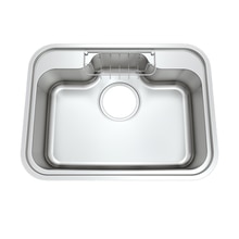Adシンク N650BIA（水栓穴 左）+排水トラップ