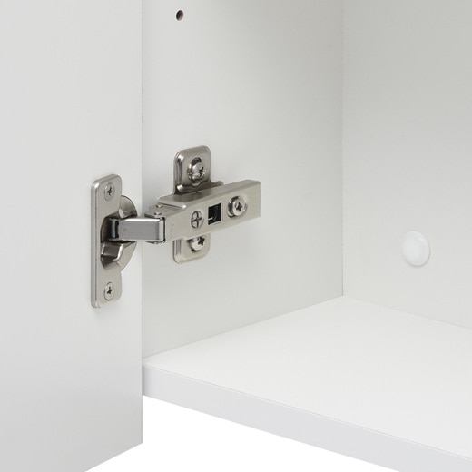 丁番の様子（画像：ホワイト）