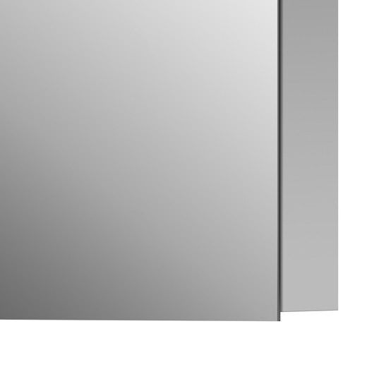 上下に枠がないミラー