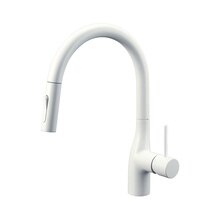 ファルベル シャワー付シングルレバー混合水栓 ホワイトマット(KT07869