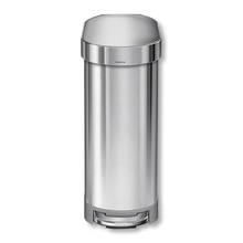 スリムステップダストボックス 45L シルバーステンレス