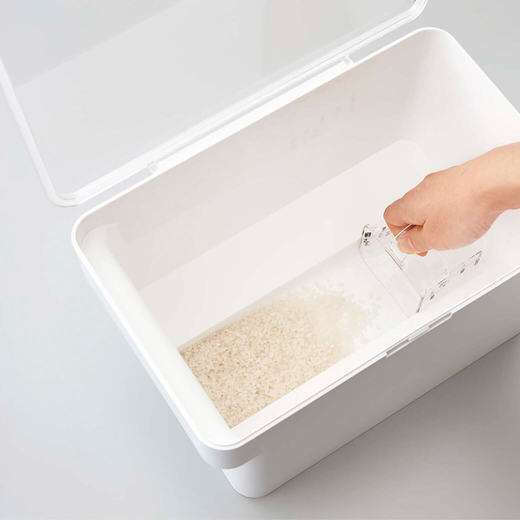 密閉 シンク下米びつ 5kg ホワイト(KT19899)｜キッチンの通販