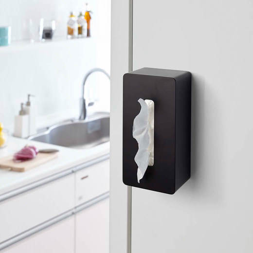 マグネットティッシュケース ブラック(KT20119)｜キッチンの通販