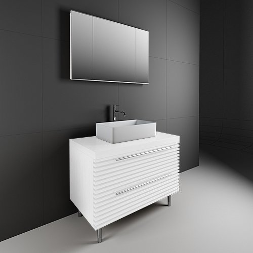 トロピカ 洗面台W900ホワイト(KT21409)｜洗面所・水回りの通販