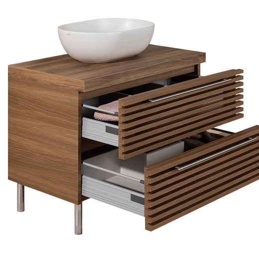 引き出しの様子（ボウルはイメージです。）