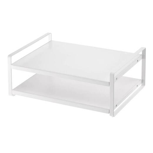 『送料込み』ホワイト レンジ台　美品 楽天市場】ゴミ箱上ラック 引き出し付き 幅80 奥行46 高さ85 cm