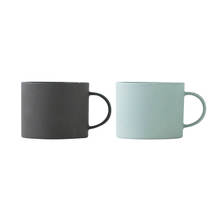 MUG 380 ブラック×ライトブルー