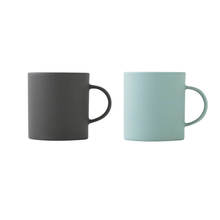 MUG 330 ブラック×ライトブルー