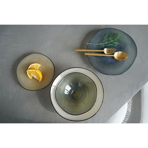 グレー、ベージュの盛り付けイメージ・サイズ参考