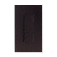 NKスイッチ・コンセントカバー+3路スイッチダブルセット ブラック