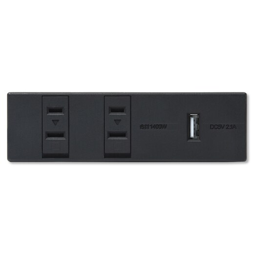 卓上埋込コンセントプレート ブラック(ME10019)｜洗面所・水回りの通販