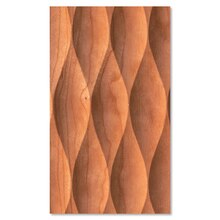 デザインウォール不燃パネル 波 ブラックチェリー(PA13199)｜パネル