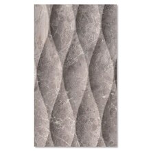 デザインウォール不燃パネル 波 ムルシアブラウン(PA14109