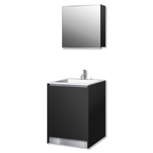 プレーンV600フルセット ブラック/開き/リネア水栓