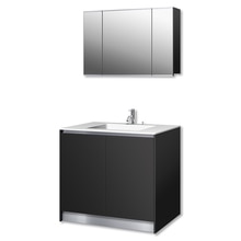 プレーンV900フルセット ブラック/開き/リネア水栓