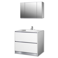 プレーンV900フルセット ホワイト/引出/リネア水栓