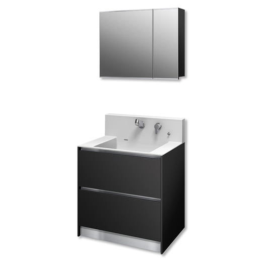 プレーンVアップライト750フル#ブラック/引出/シングル引出(PLVUS20B