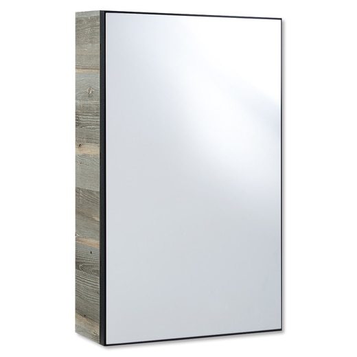 パティーナミラー W450収納タイプ ビンテージグレー(PMS4NG)｜洗面所