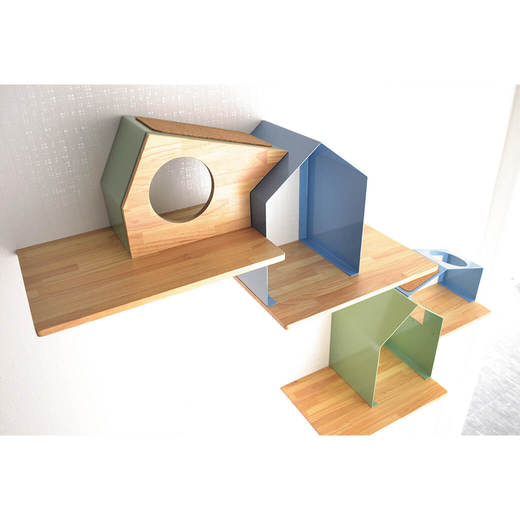 House タイプA、House タイプBを組み合わせた様子