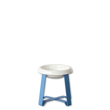 Food Stand S tall ブルーグレー 陶器浅型