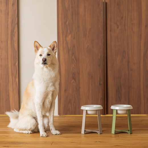 Food Stand L tall ソフトトープ 陶器深型(PT04259)｜インテリア・家具