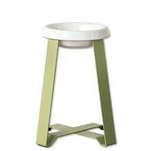 Food Stand L hightall オリーブ 陶器浅型