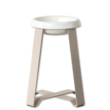 Food Stand L hightall ソフトトープ 陶器浅型