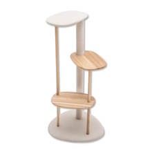 KARIMOKU CAT TREE ライトグレー&ナチュラル
