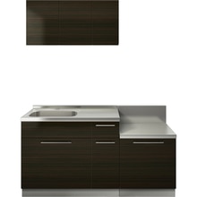 クドハーン W1650セット 引出し 左シンク ダーク