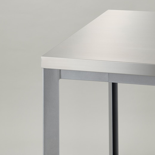 ステンレストップテーブル ヘアライン仕上げ(STT1865H)｜インテリア