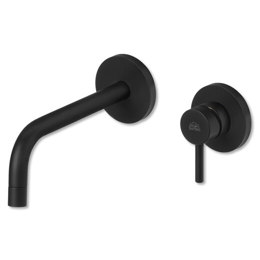 スティック 壁付混合水栓175 マットブラック(TA05179)｜洗面所・水回り  