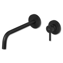 スティック 壁付混合水栓245 マットブラック(TA05189)｜洗面所・水回り  