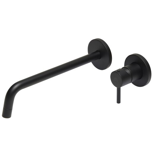 スティック 壁付混合水栓L マットブラック(TA05379)｜洗面所・水回りの  