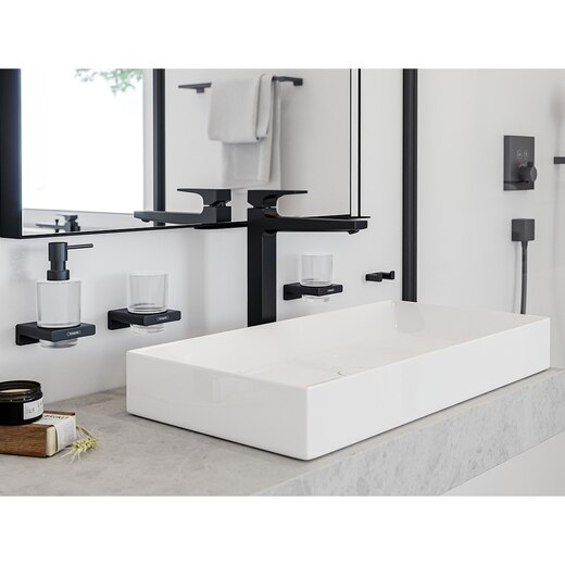 メトロポール260 混合水栓 マットブラック 32512670(TA05499)｜洗面所  