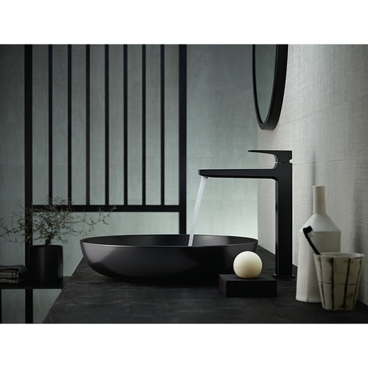 メトロポール260 混合水栓 マットブラック 32512670(TA05499)｜洗面所  