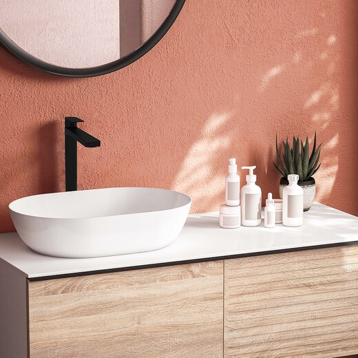 タンゴトール混合水栓 マットブラック(TA05789)｜洗面所・水回りの通販