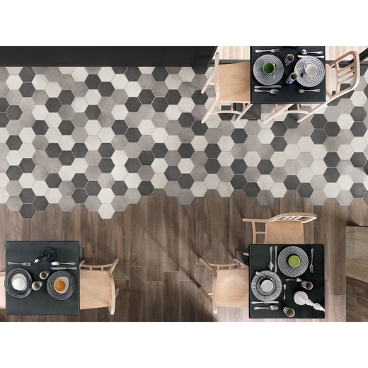 ヘキサゴン ペルトロ(TL76181)｜タイルの通販｜ミラタップ（旧