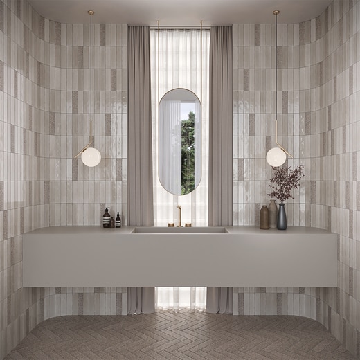 使用カラー：マキアート（壁）、 グラニミディアム（壁・床）