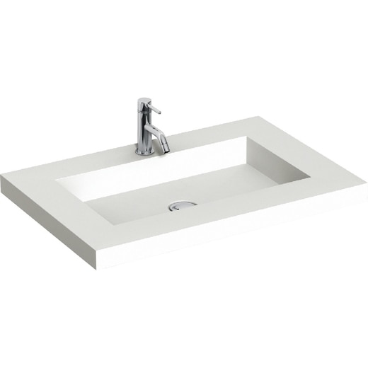 カッサ カリッサ750ホワイト カウンタートップ仕様│洗面ボウル（洗面器）